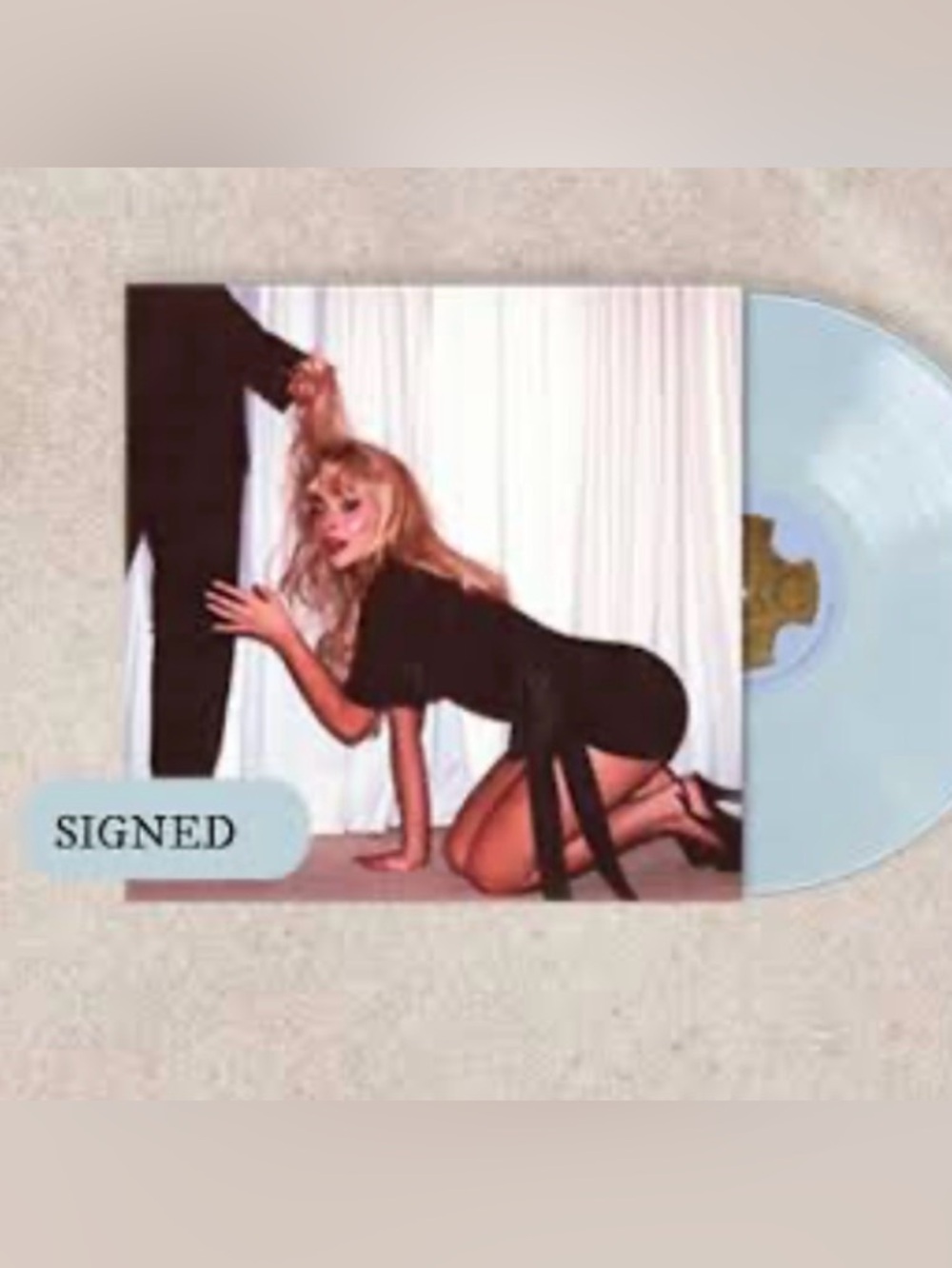 SIGNED INSERT - Sabrina Carpenter SEALED Man’s Best Friend Vinyl SIGNED Insert